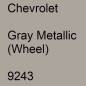 Preview: Chevrolet, Gray Metallic (Wheel), 9243.